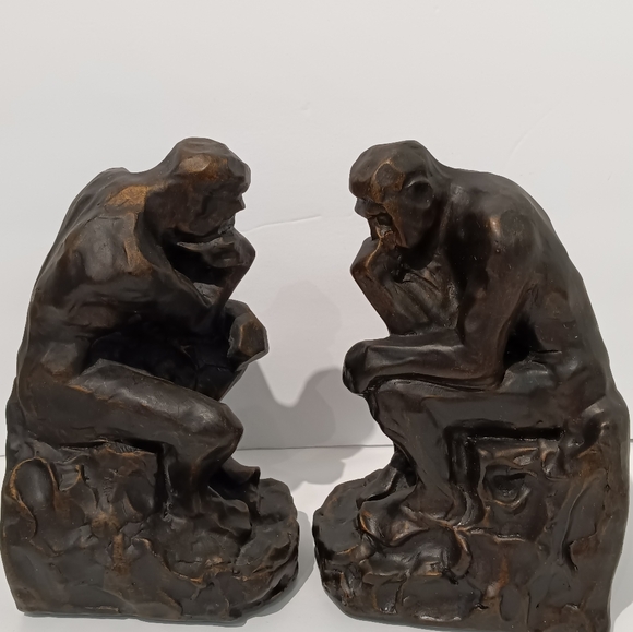 The Thinker Bookends Rodin 1999 heavy - Picture 2 of 4